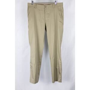 Nike Size M Men's Pants Golf 32x30 Dri-Fit Tan